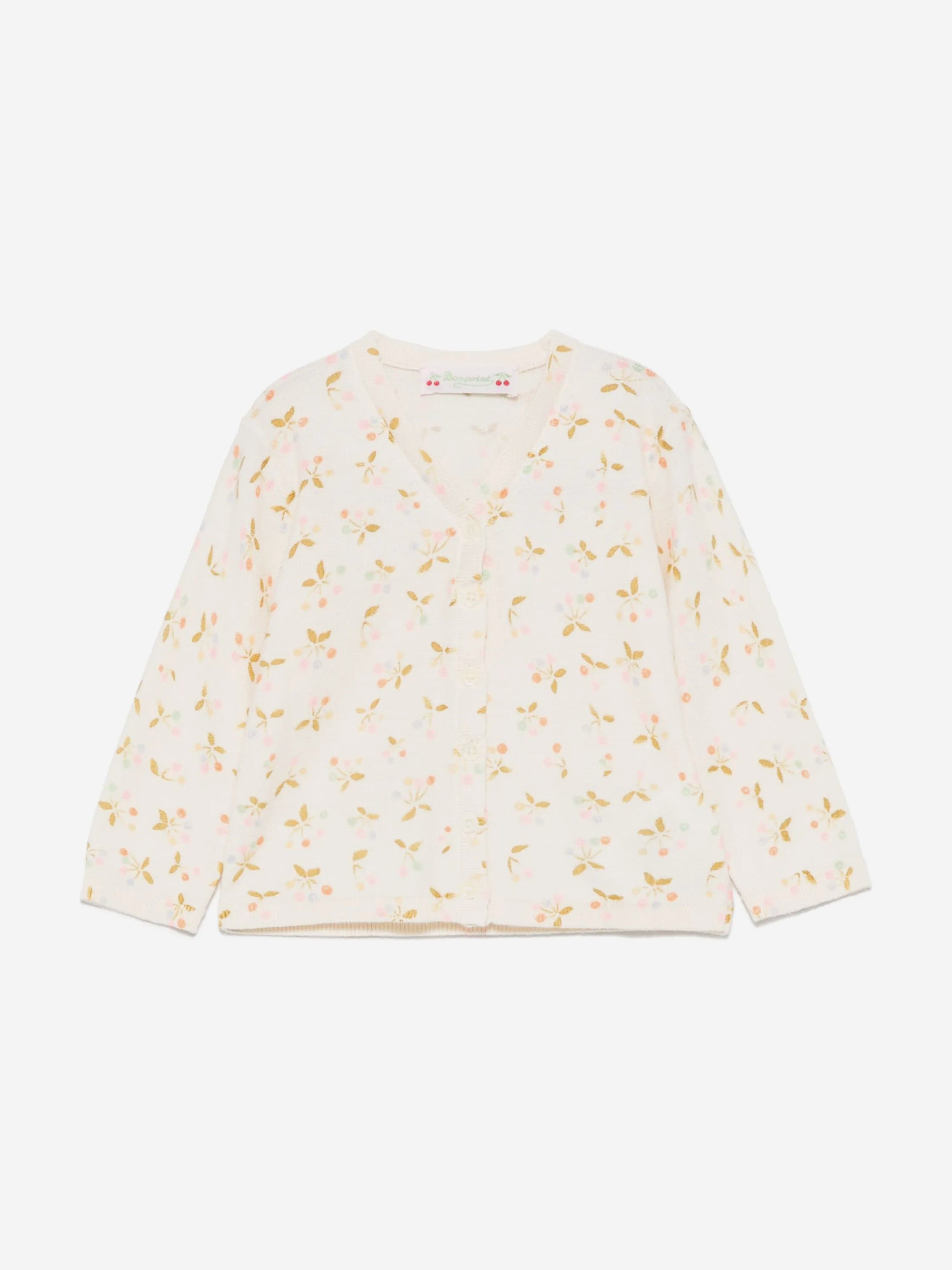 Baby Girls Azia Ivory Cardigan - Soft & Cozy Knit Sweater for Toddlers & Infants - Perfect for Playdates, Family Outings & Photo Shoots