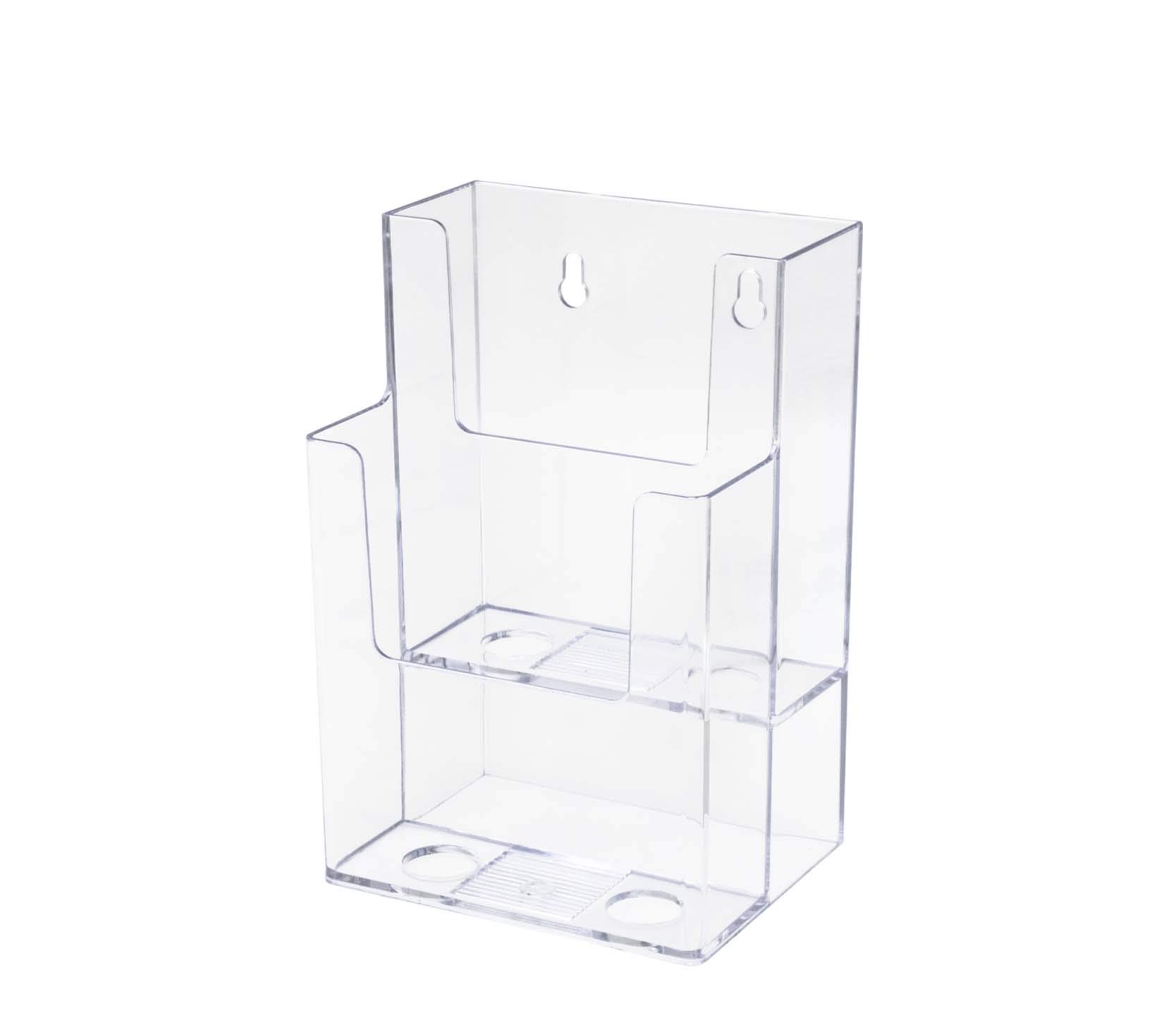 2-Tier Brochure Holder Wall Mount or Countertop Display - 4