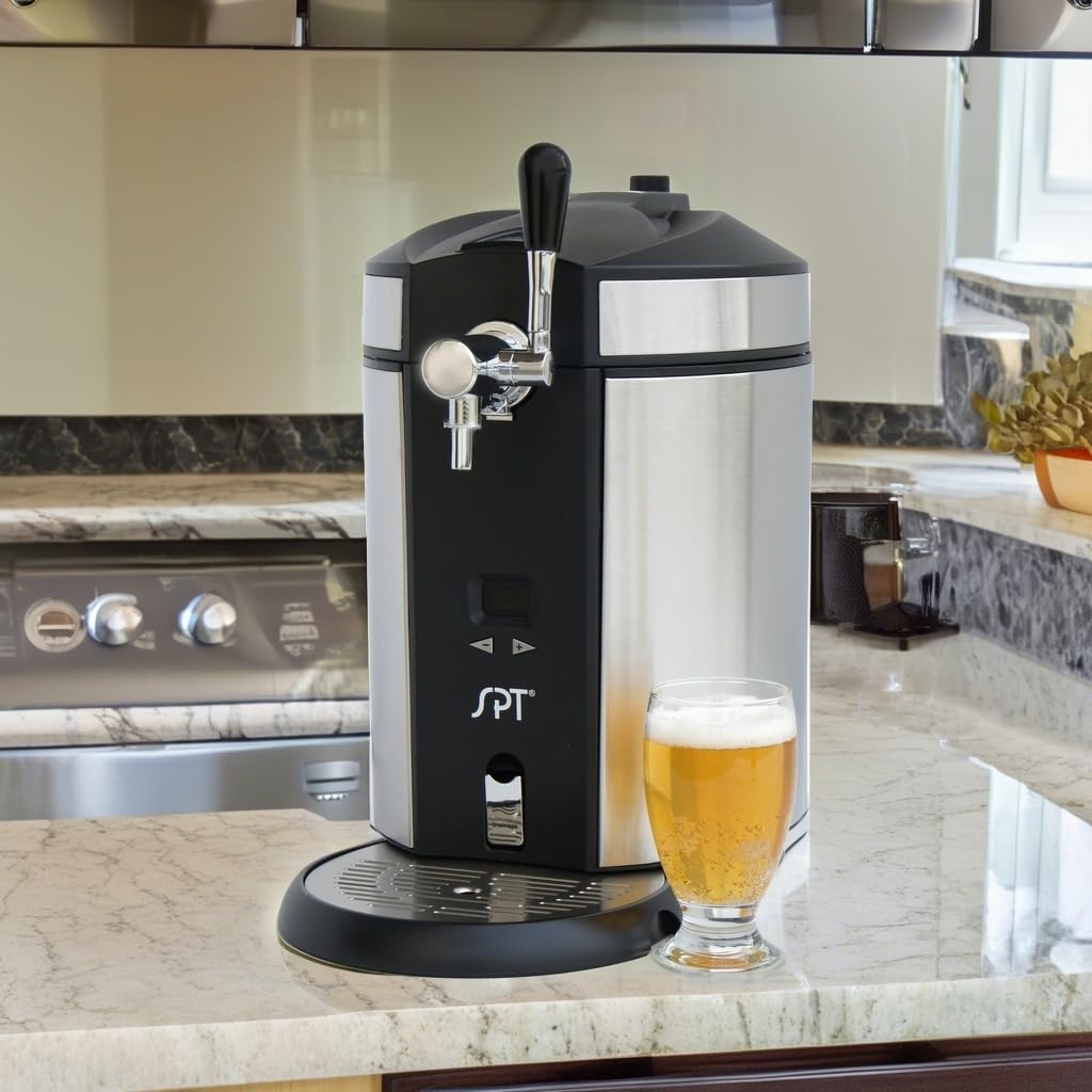 SPT BD-0538A Mini Kegerator & Beer Dispenser - Compact Home Draft Beer System for Parties, Bars & Outdoor Events