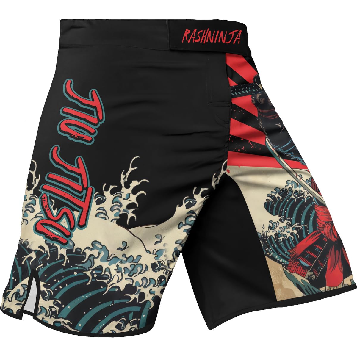 Men's MMA Fight Shorts - BJJ Boxing Wrestling Jiu Jitsu Grappling Shorts for Combat Training & Competition | Perfect for MMA, Brazilian Jiu-Jitsu, Muay Thai & Martial Arts Practice