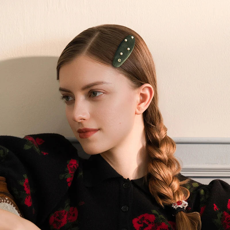 Hair Jewel Snap Clips - Elegant Hair Accessories for Women & Girls | Perfect for Parties, Weddings & Everyday Styling