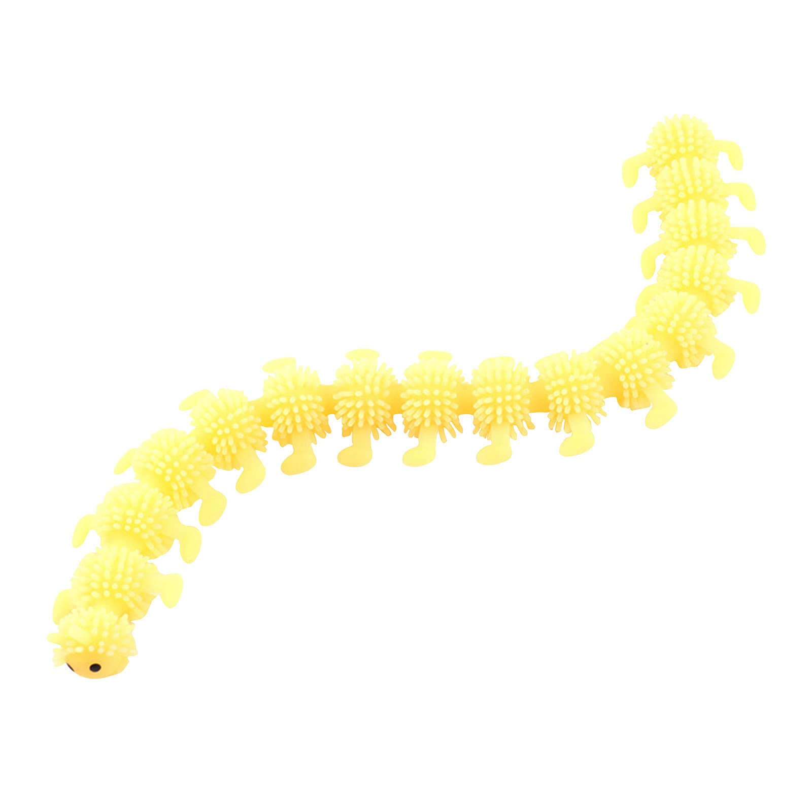 16-Piece Luminous Caterpillar Stretch Toy - Stress Relief & Sensory Fidget Toy for Kids & Adults - Perfect for Anxiety Relief, Classroom, Office & Travel