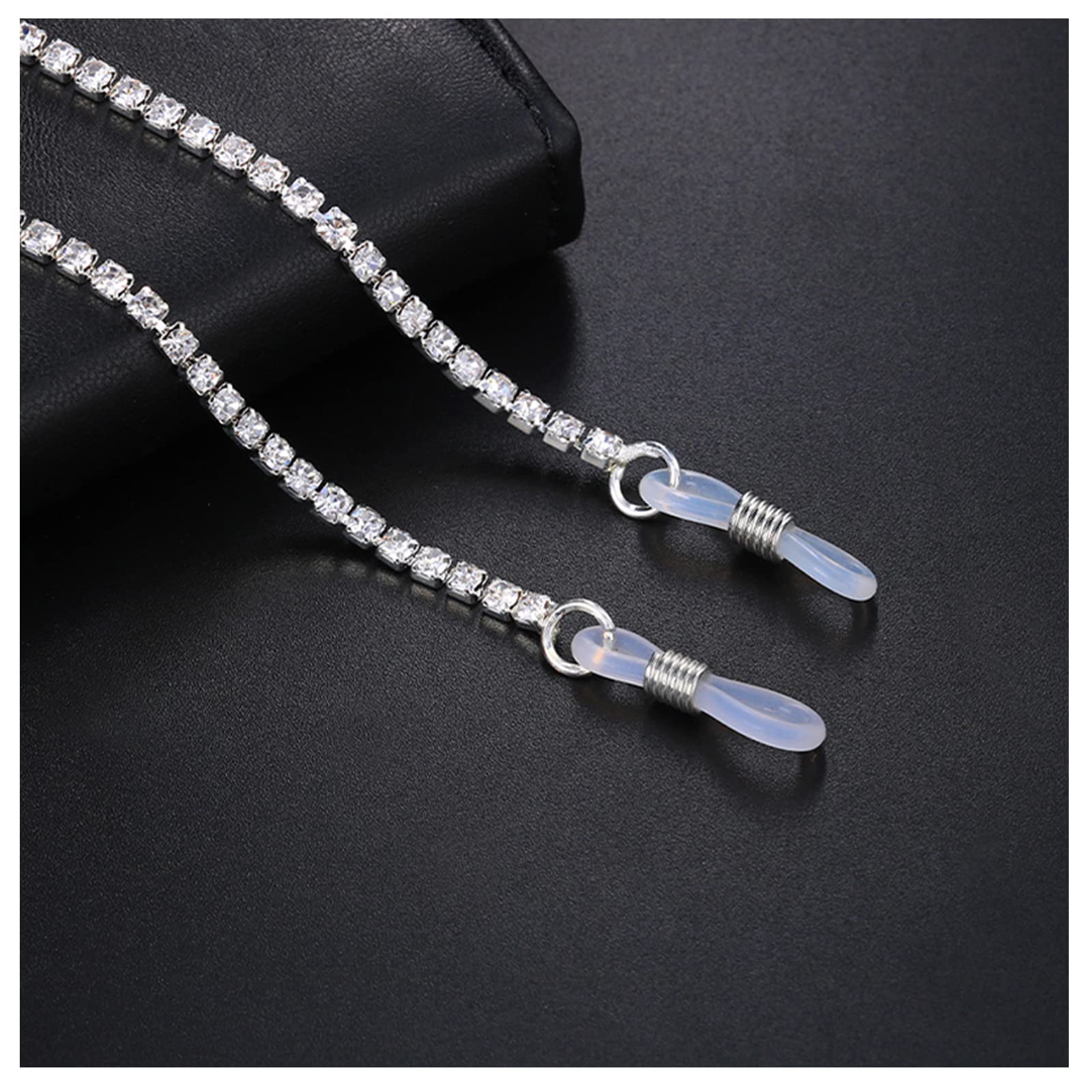 Sexy Rhinestone Bra Chain - Crystal Waist & Belly Bikini Body Jewelry - Non-Piercing Nipple Harness Chain for Women (Crystal) - Perfect for Beach Parties, Music Festivals & Boudoir Photography