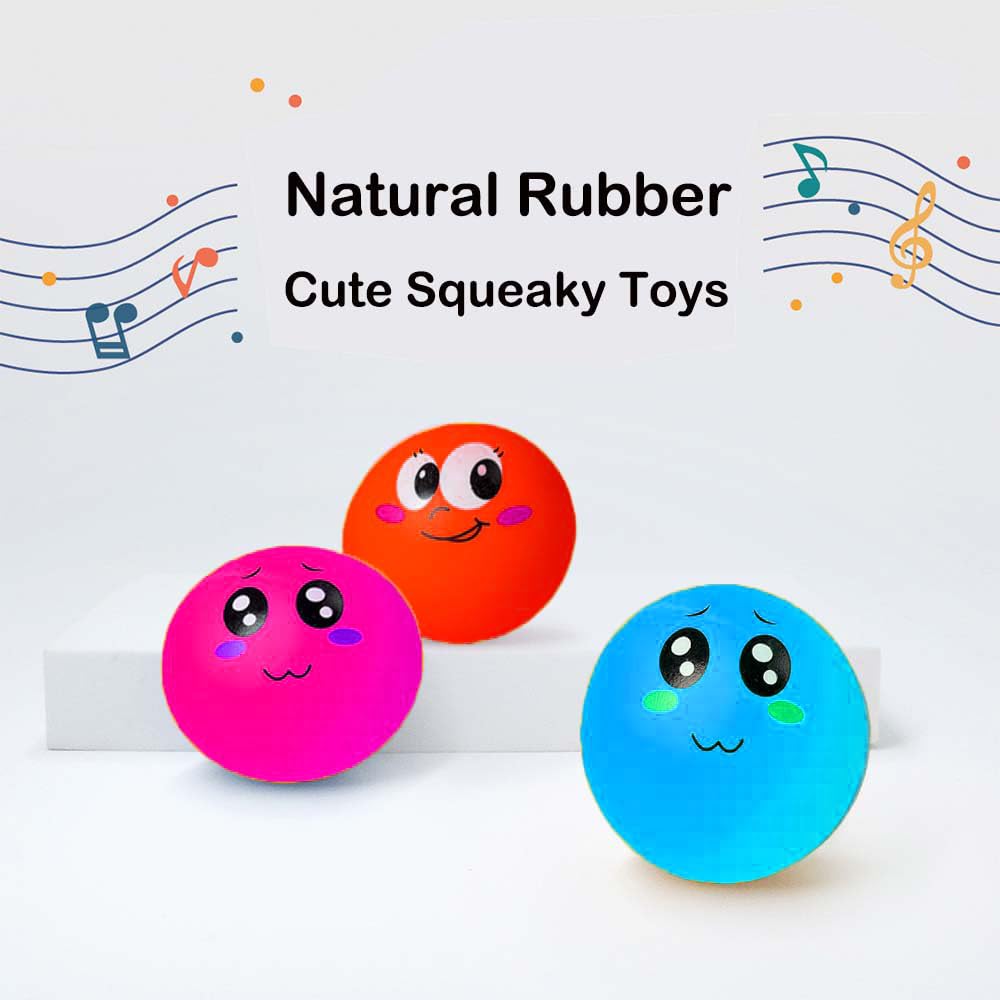 12 Pack Ferret Squeaky Chew Toys - Colorful Bouncy Rubber Balls with Bell & Mylar Crinkle Sounds - Interactive Pet Toys for Ferrets, Cats & Dogs - Perfect for Teething, Exercise & Playtime Fun