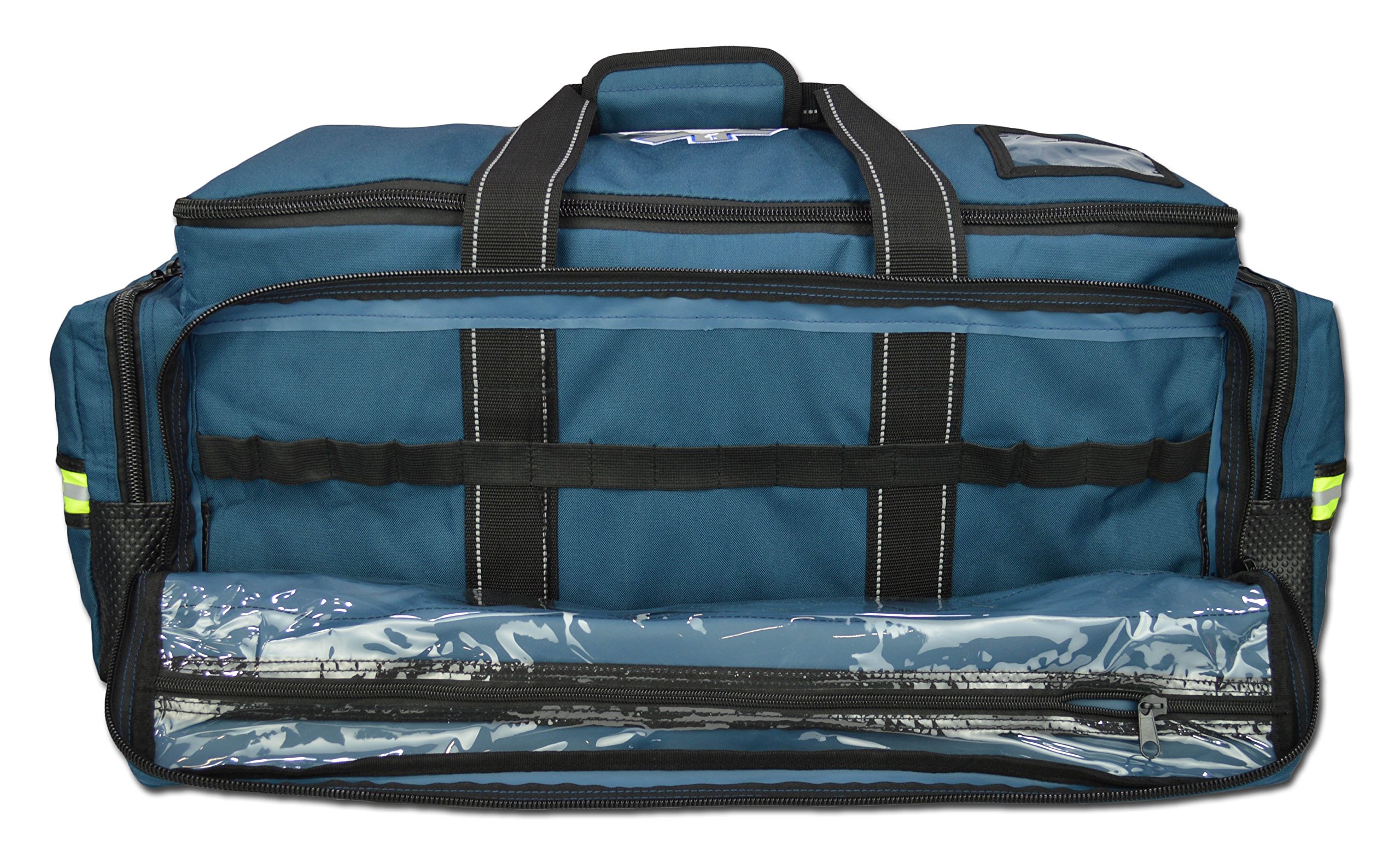 Lightning X X-Tuff Oxygen & Airway Trauma First Aid Bag - Navy Blue Emergency Medical Kit for EMT, Paramedics & First Responders