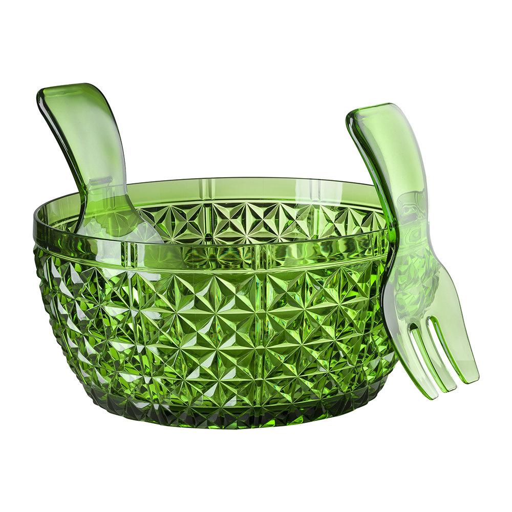 Premium Churchill Salad Bowl Set - Durable Acacia Wood Salad Mixing Bowl with Serving Utensils - Perfect for Family Dinners, Potlucks & Healthy Meal Prep