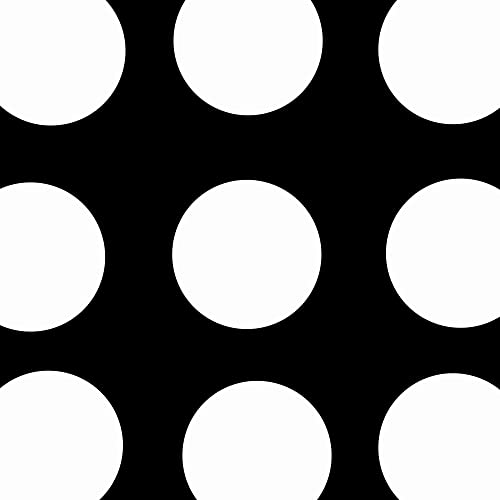 Polka Dot Black White