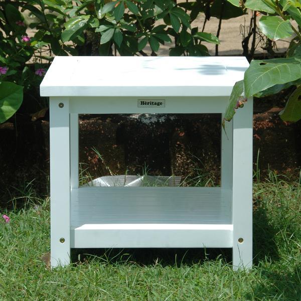 Kenzie Square Side Table - Modern End Table for Living Room, Bedroom & Office - Small Accent Table with Sturdy Metal Frame & Wooden Top - Perfect for Coffee, Books & Decor