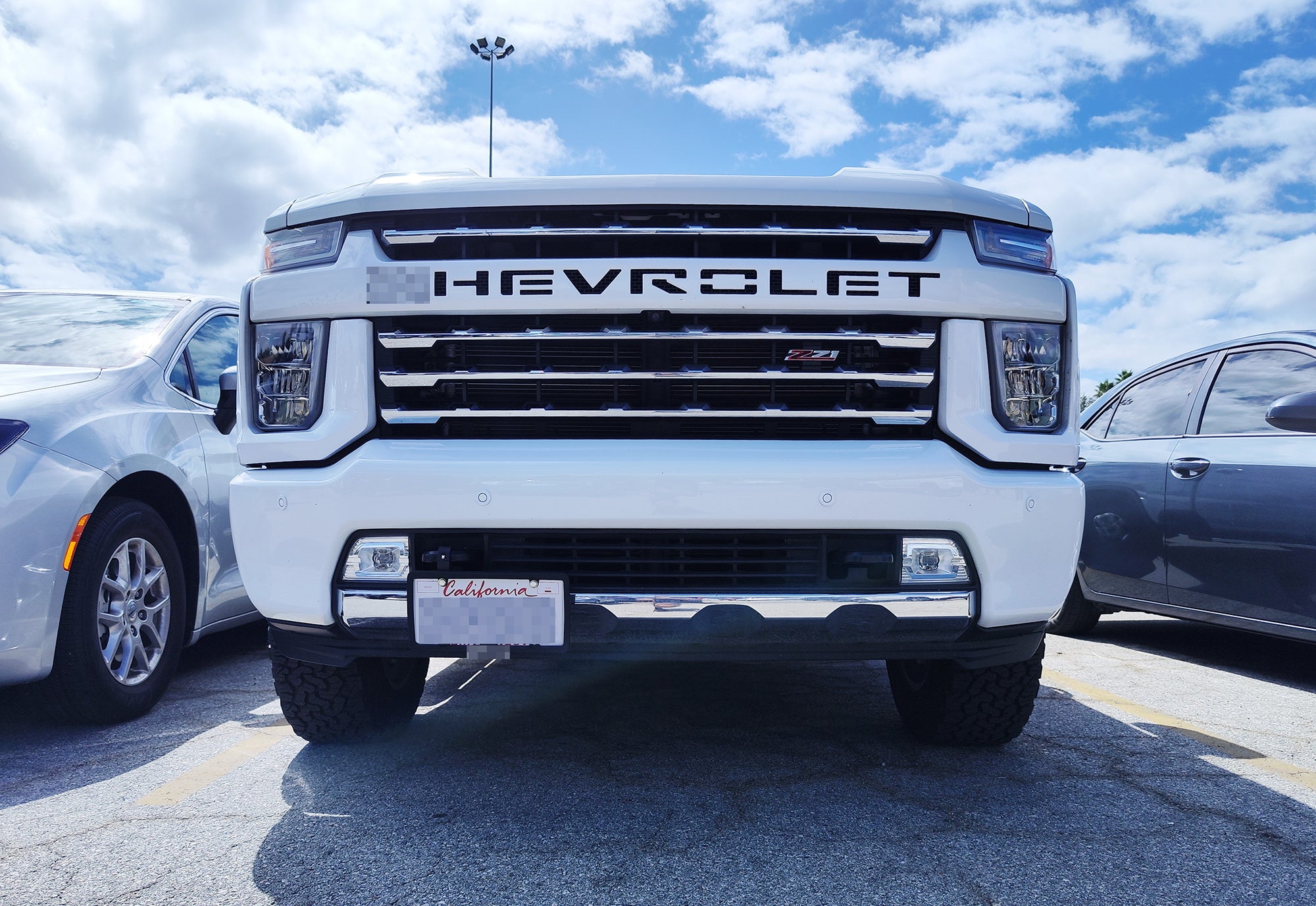 Chevy Silverado & GMC Sierra Front Tow Hook License Plate Relocation Bracket Kit - Off-Road Legal Solution for State Compliance (Fits 2007-2023 Models) | Perfect for Trail Riding, Car Shows & State Inspections