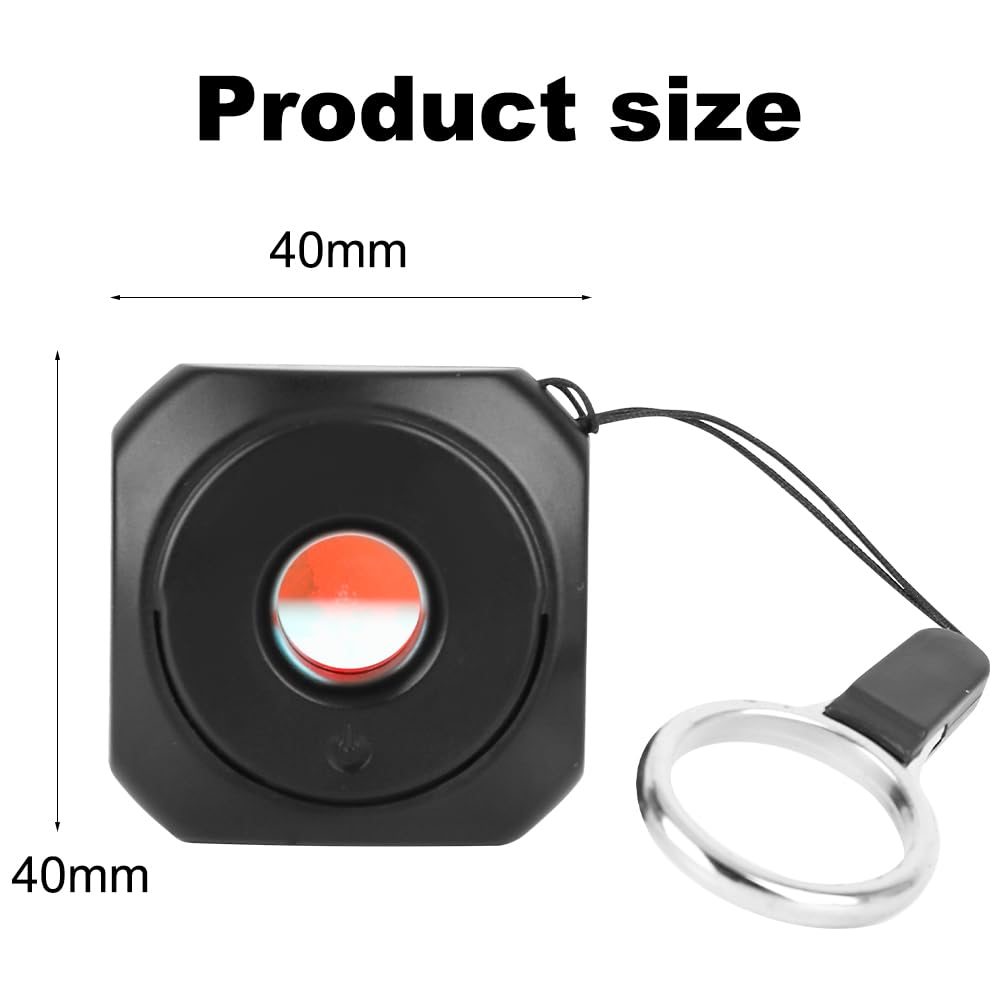 RANJIMA Hidden Camera Detector - Mini Spy Camera Finder with Infrared Vision, Long Battery Life, Portable Bug Detector for Hotel, Office, Airbnb & Travel Security | Anti-Surveillance Device for Privacy Protection