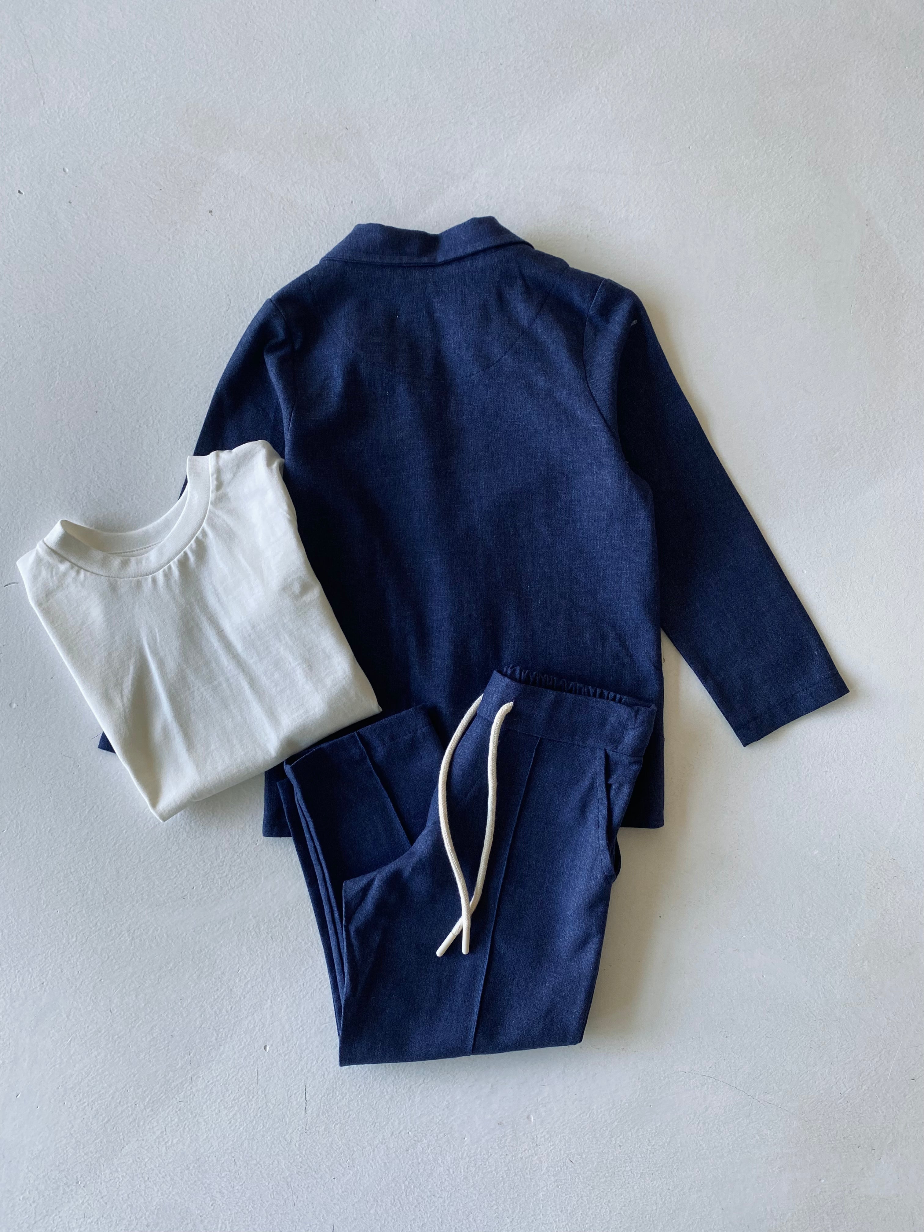 Natural Linen Kids Suit Set - Comfortable & Breathable Outfit for Boys & Girls - Perfect for Summer, Parties, and Special Occasions