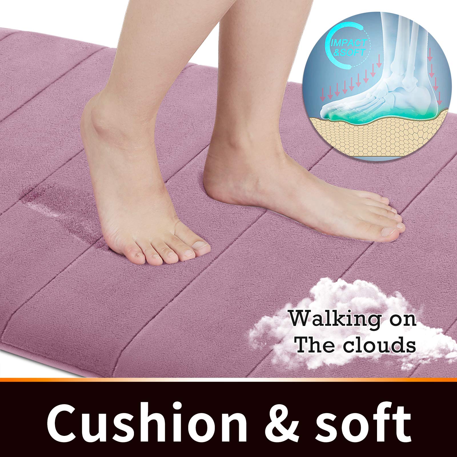 Yimobra Memory Foam Bath Mat Rug - 24