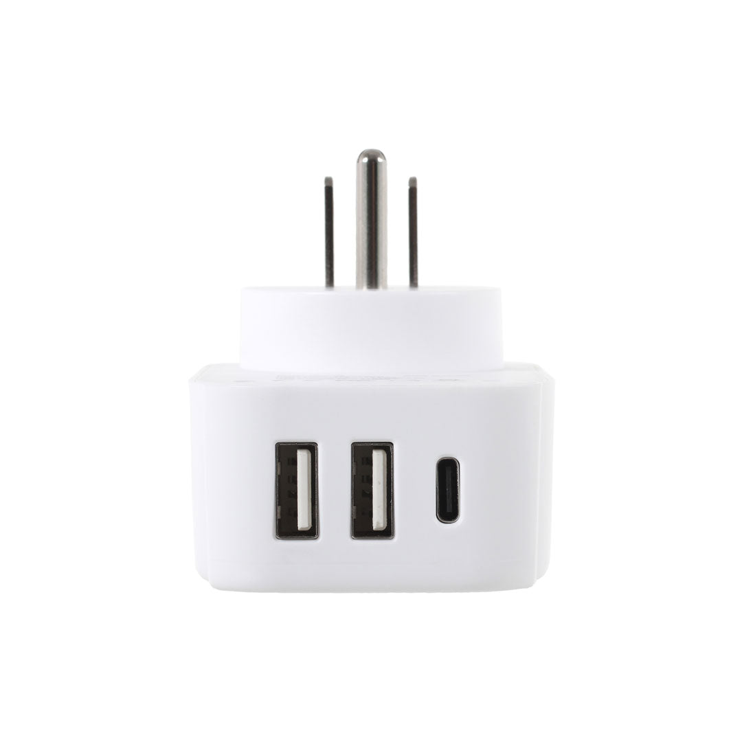 Lifeventure Universal Travel Adapter Plug - US Compatible USB Charger for International Travel, Business Trips & Vacations