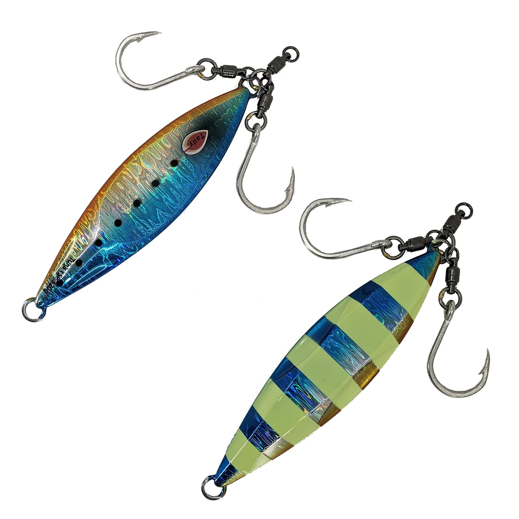 Tady TSP Tuna Welded Hook Jigs - Saltwater Fishing Lures for Offshore & Inshore Game Fish - Perfect for Trolling, Casting, and Jigging