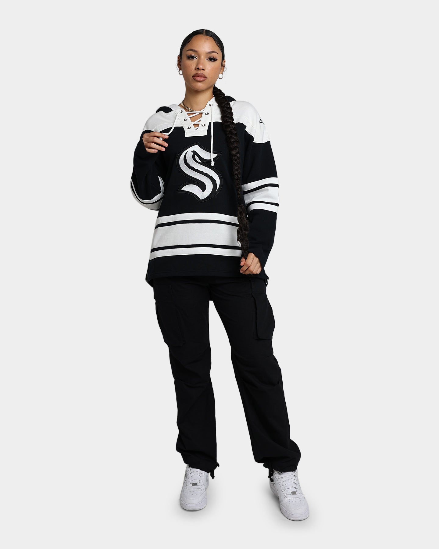 47 Brand Seattle Kraken Superior Lacer Hoodie - Men's Premium Pullover Sweatshirt for Hockey Fans - Perfect for Game Day & Casual Wear