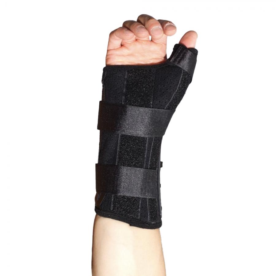 Ovation Thumb Spica Splint - Adjustable Wrist & Thumb Support Brace for Arthritis, Carpal Tunnel & Tendonitis Relief - Perfect for Typing, Gaming & Sports Activities