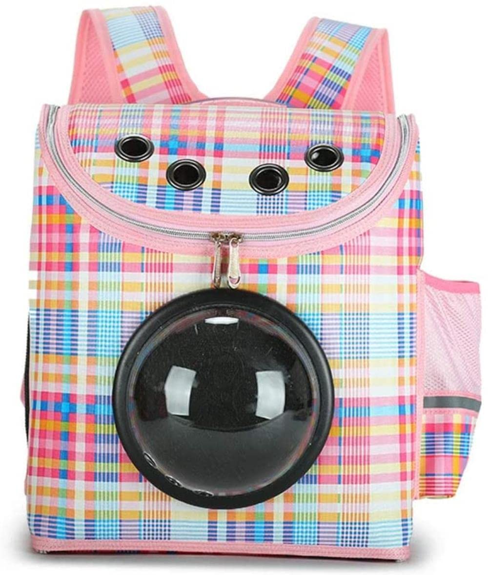 AGHH Pet Travel Carrier Backpack - Breathable & Lightweight Shoulder Bag for Small to Medium Cats & Dogs - Perfect for Air Travel, Hiking, and Outdoor Adventures