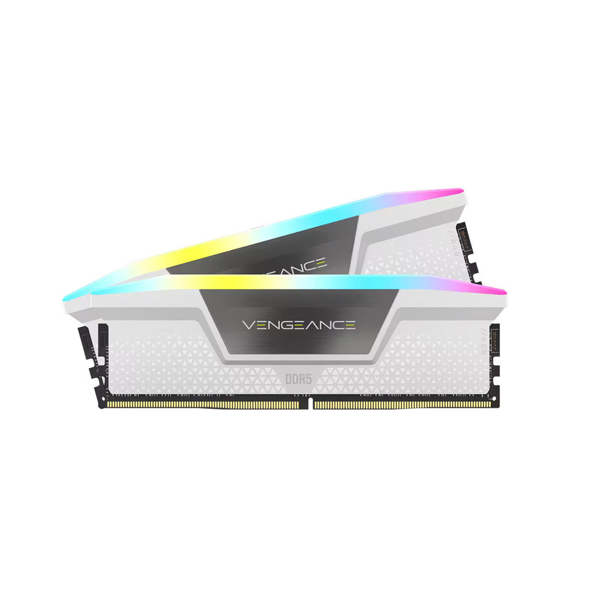 Corsair Vengeance RGB 32GB (2x16GB) DDR5 6000MHz CL40 Desktop Memory - White - High Performance Gaming PC RAM for Streaming, Content Creation & Workstations