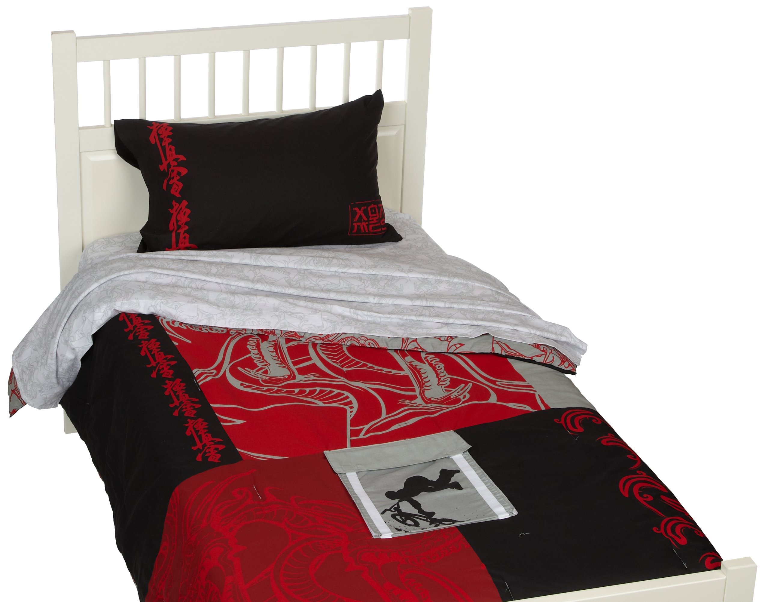X-Games Dragon Bed Sheet Set - Premium Soft Microfiber Bedding for Kids & Teens - Durable, Breathable & Easy Care - Perfect for Gaming Rooms, Dorm Rooms & Themed Bedrooms