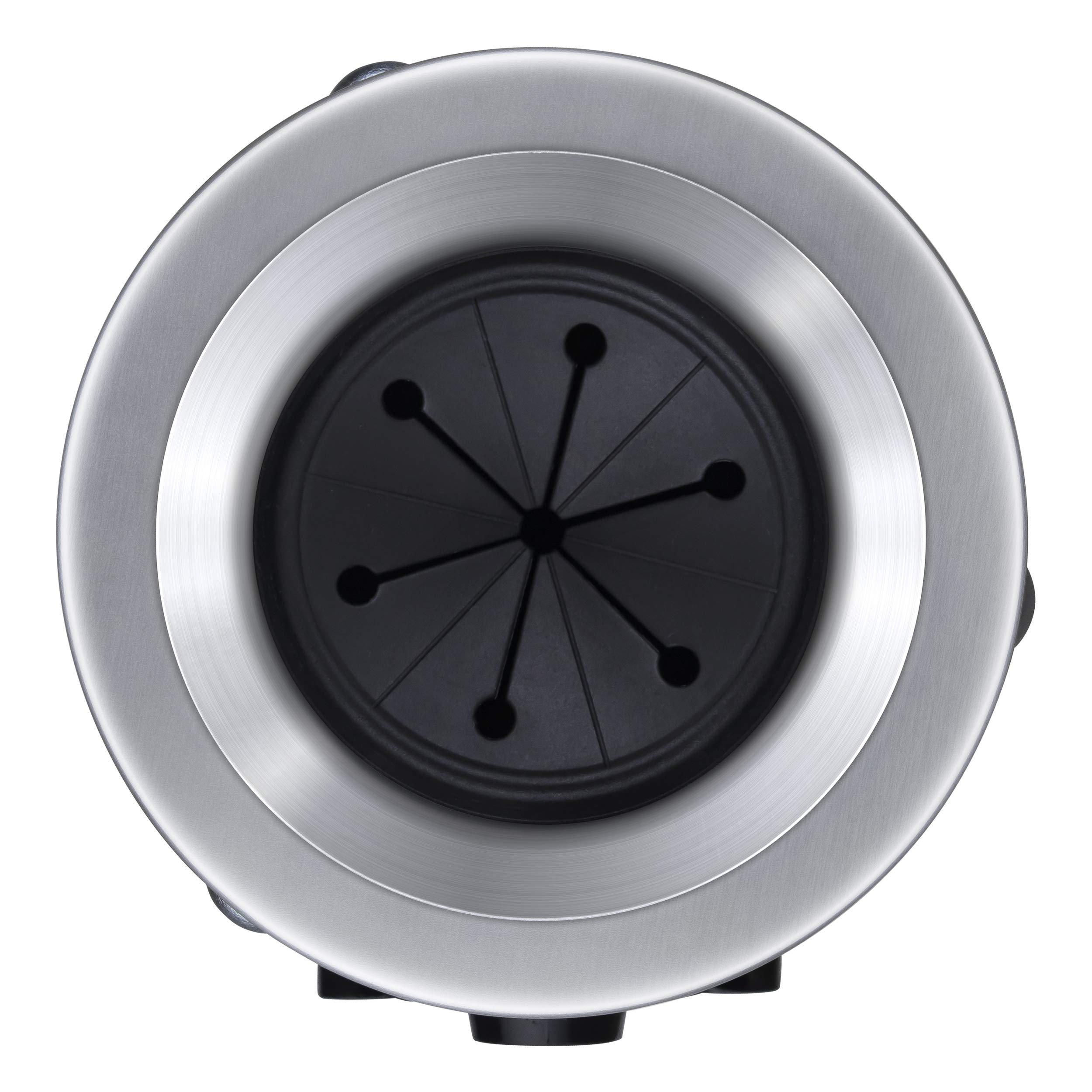 Eco Logic 10-US-EL-4-3B 1/3 HP Continuous Feed Garbage Disposal with Removable Splash Guard, Power Cord & 3-Bolt Mount - Black | Under Sink Waste Disposal for Kitchen, Home & Commercial Use