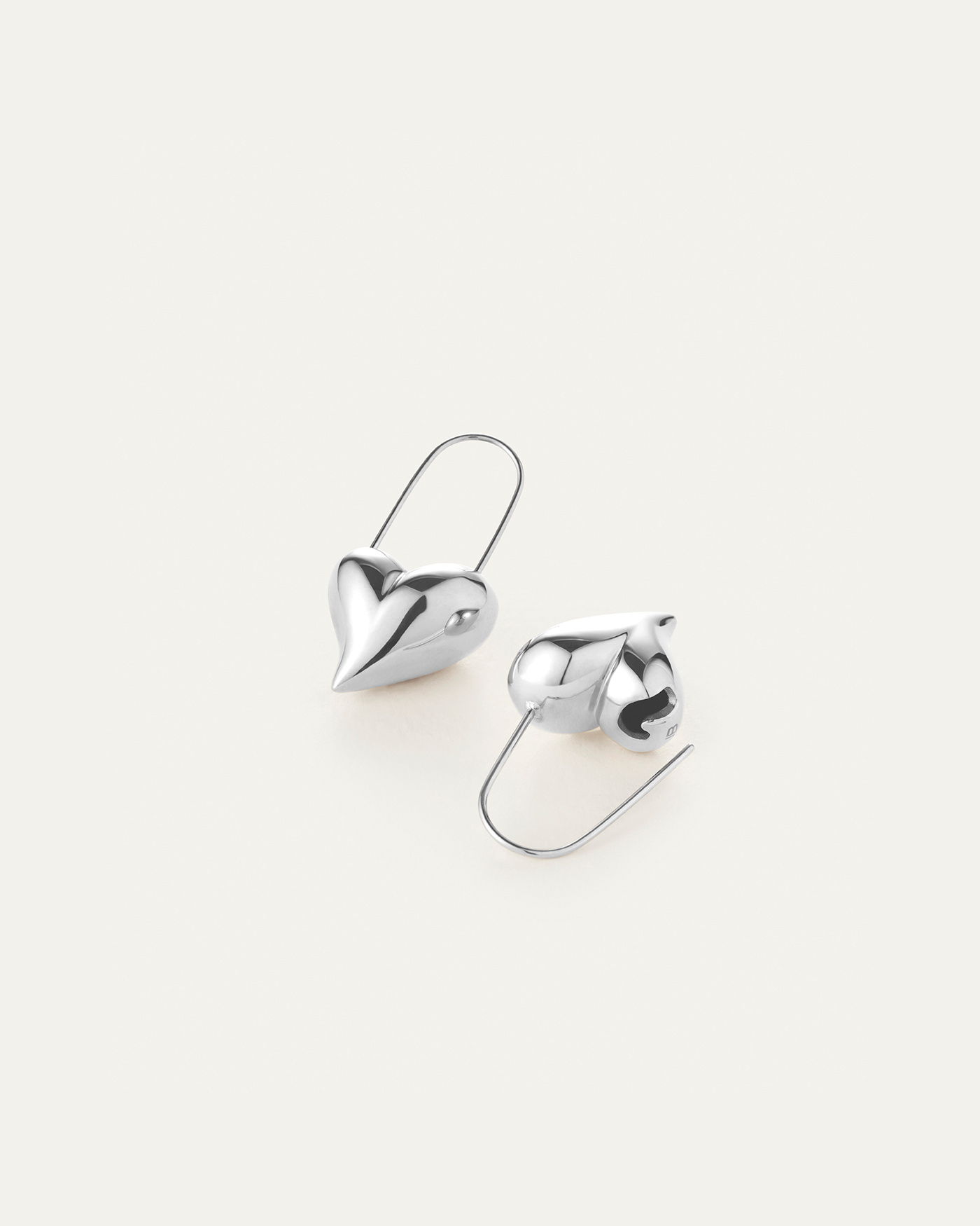 Celeste Heart Earrings for Women - Elegant Sterling Silver Dangle Earrings - Perfect Gift for Valentine's Day, Anniversary & Date Night - Romantic Jewelry for Her