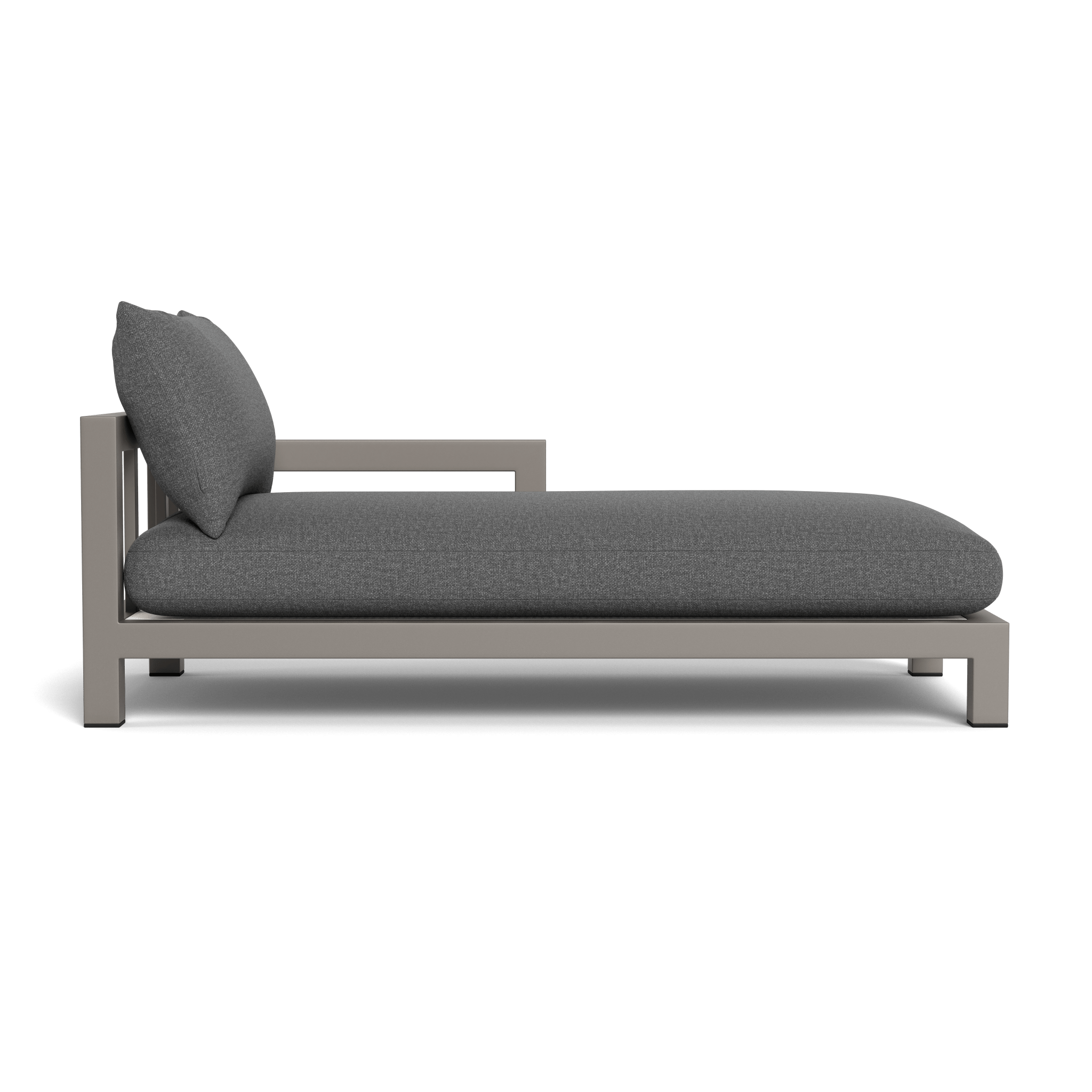 Pacific Aluminum Chaise Lounge Chair - Lightweight & Durable Outdoor Patio Furniture for Poolside, Beach, Garden Relaxation