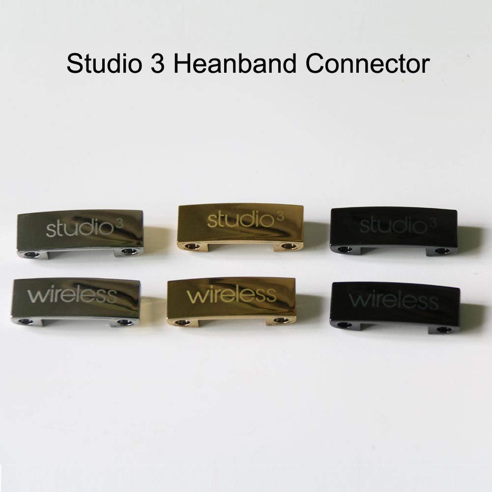 Replacement Hinge & Headband Connector for Beats Studio 3 Wireless Over-Ear Headphones - Metal Repair Parts (Gold) - Not Compatible with Solo Series - Perfect for DIY Fixes & Headphone Maintenance