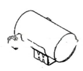 Komatsu Excavator PC40-2 PC40-1 PC40-3 Replacement Muffler Silencer 6143-11-5511 - Compatible with Construction Equipment, Durable Exhaust Part for Noise Reduction