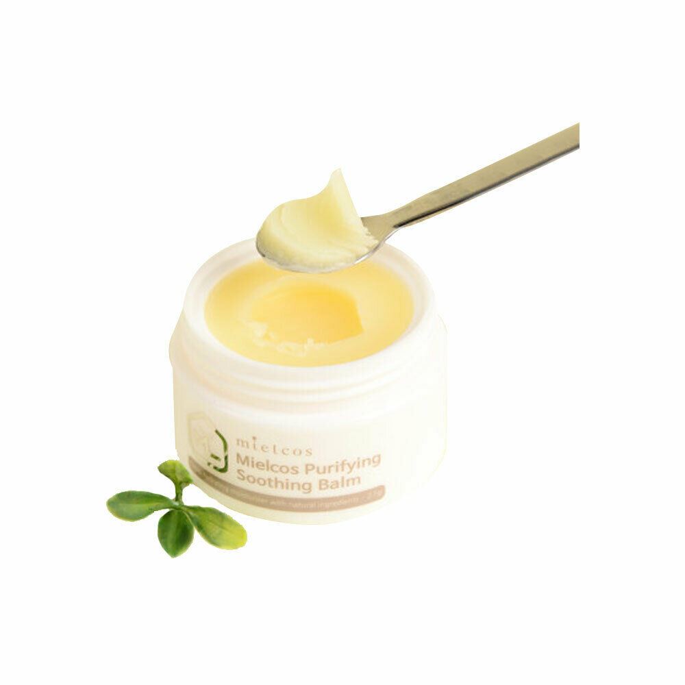 CosmoNature Mielcos Purifying Soothing Balm 27g - Organic Skincare for Dry, Sensitive Skin | Perfect for Night Care & Travel Essentials