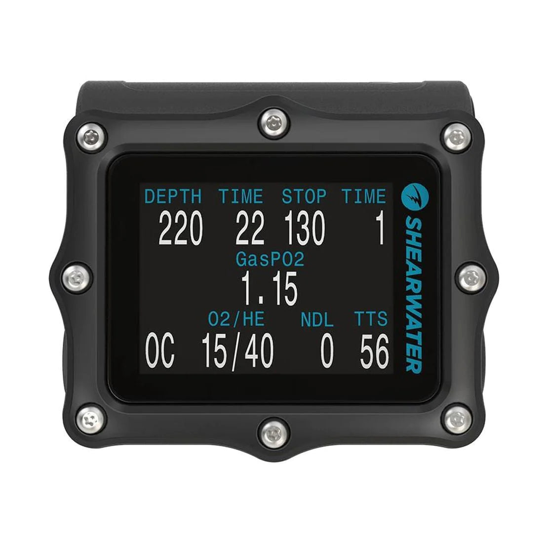 Shearwater Perdix 2 AI Dive Computer - Wireless Air Integrated Scuba Diving Gear for Professional & Recreational Divers - Perfect for Deep Sea Exploration, Wreck Diving & Technical Diving