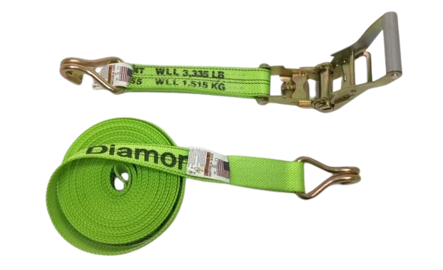 2-Pack 30-Inch Diamond Weave Ratchet Straps with Wire Hooks - Heavy Duty Tie Down Straps for Trucks, Trailers, Motorcycles & Cargo Securing
