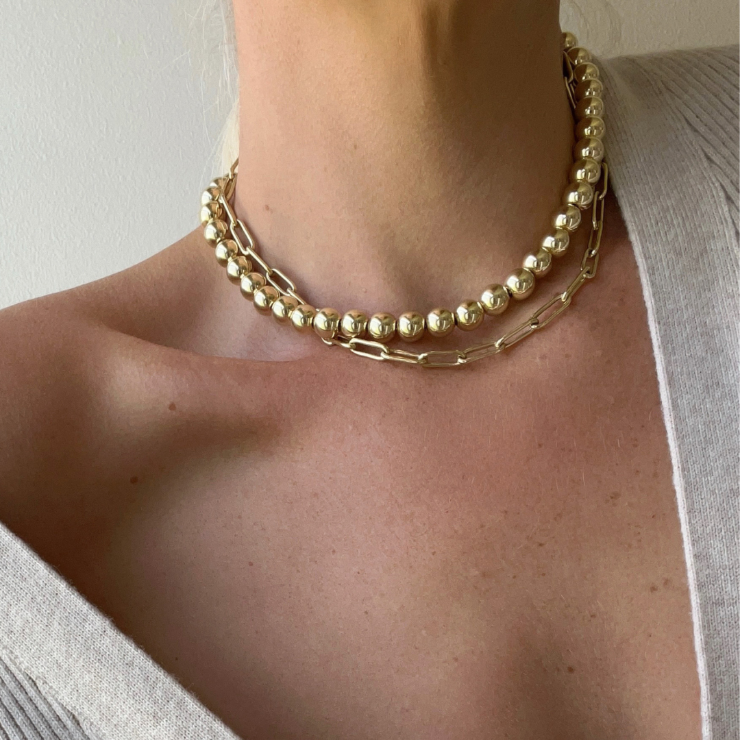Stylish Gold Boyfriend Paperclip Chain Necklace - Perfect for Everyday Wear, Layering & Gift Giving