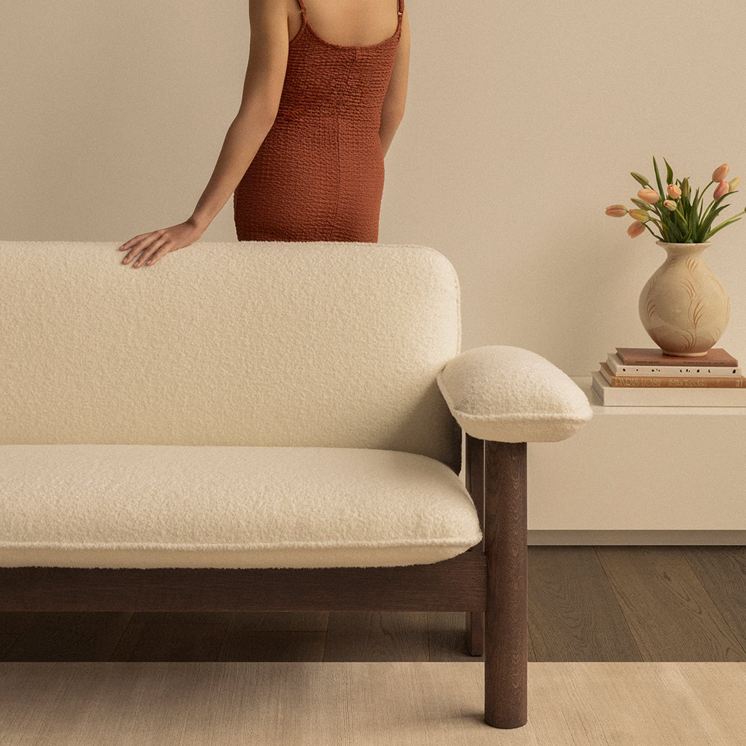 Brasilia 2-Seater Sofa - Modern Mid-Century Loveseat for Small Spaces | Perfect for Apartments, Living Rooms & Cozy Corners