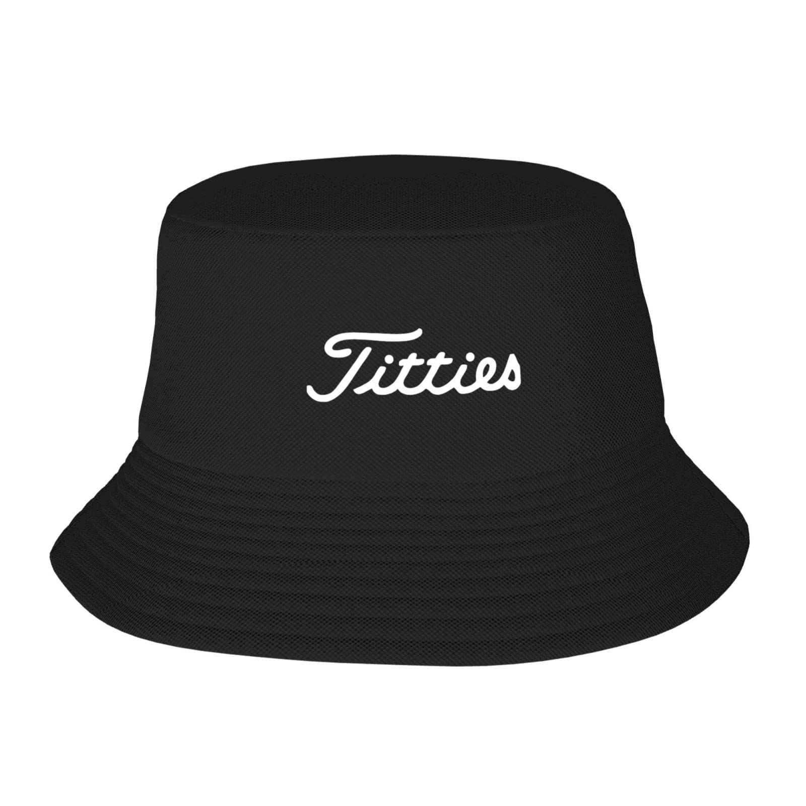 Funny Golf Bucket Hat for Men - Packable Summer Beach & Fishing Sun Hat - Great Golfing Gifts for Outdoor Activities (Black)