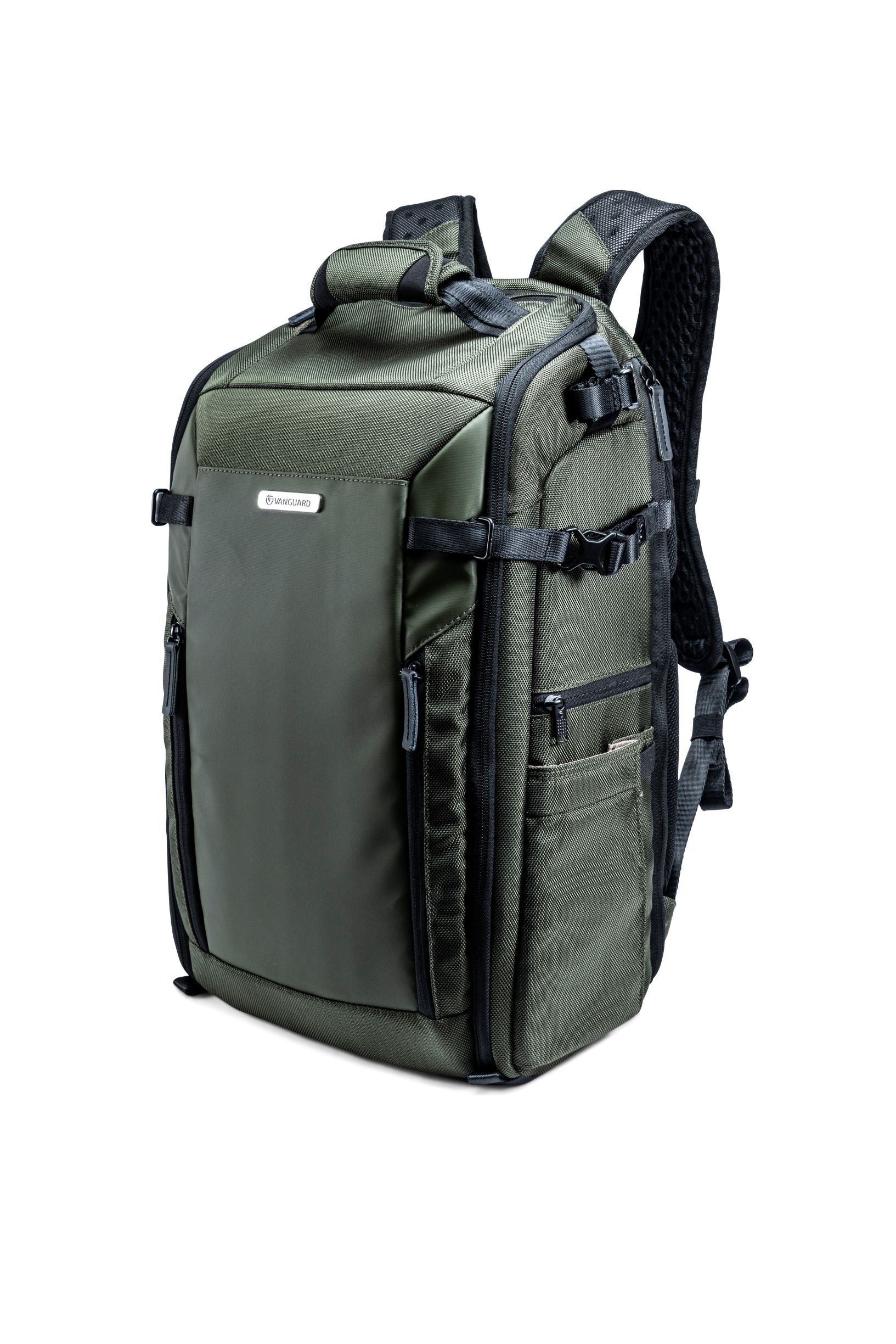 VEO SELECT 48BF Professional DSLR Camera Backpack for Photographers - Waterproof Green Photography Bag with Customizable Dividers | Perfect for Travel, Hiking & Outdoor Photography