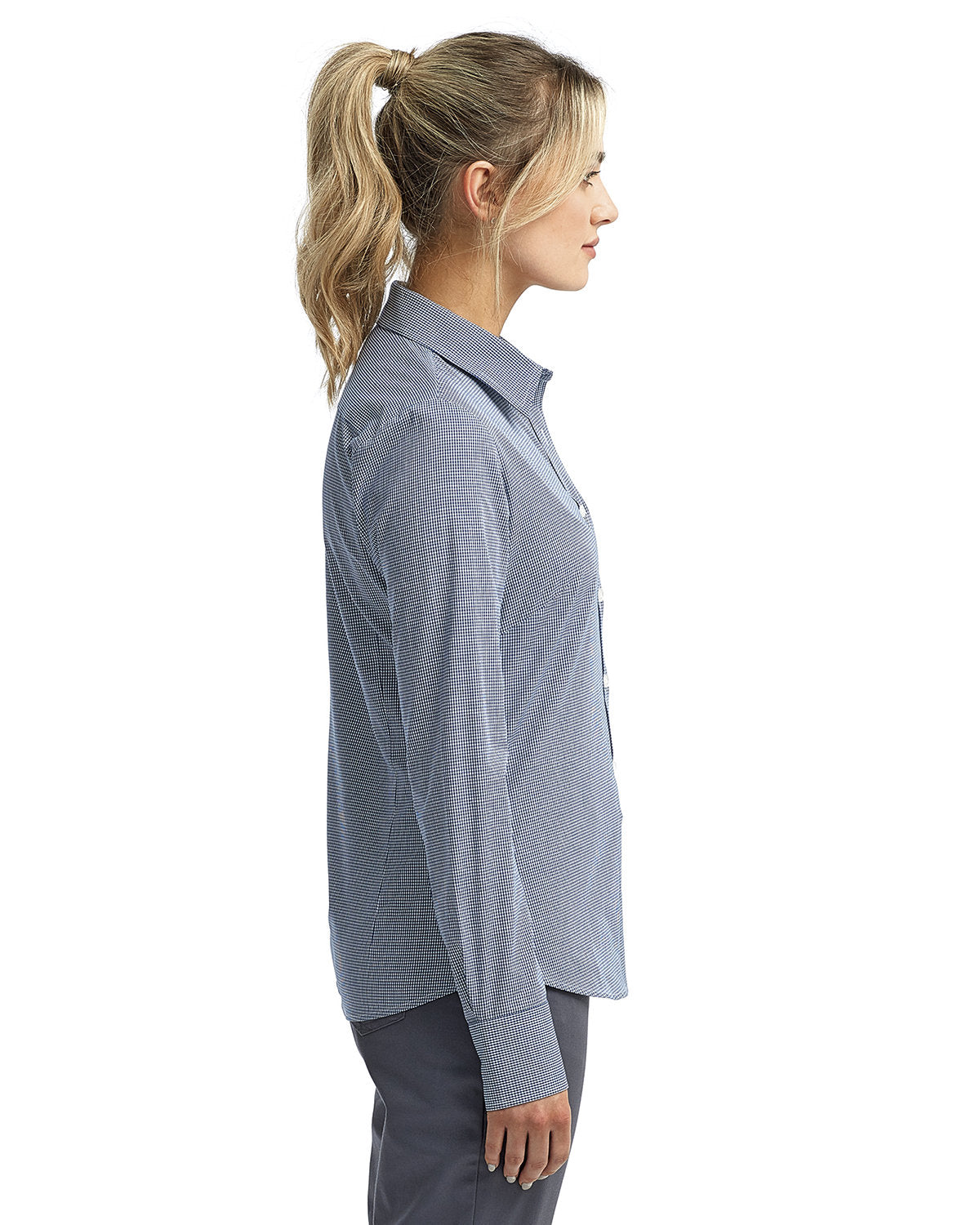Reprime RP320 Women's Long Sleeve Cotton Gingham Shirt - Artisan Collection | Casual Office Wear, Spring Layering & Countryside Outings
