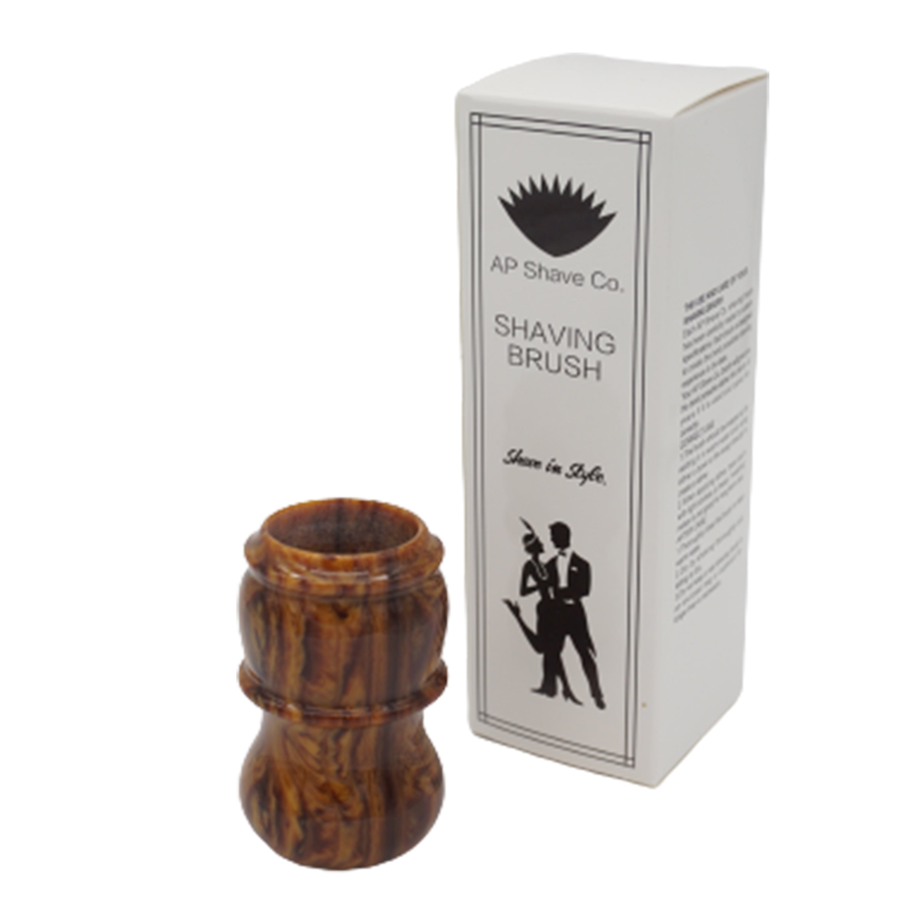 Premium Briar Wood Handcrafted Shaving Brush Handle - Fits 24mm & 26mm Knots - Perfect for Wet Shaving & Grooming Gifts for Men