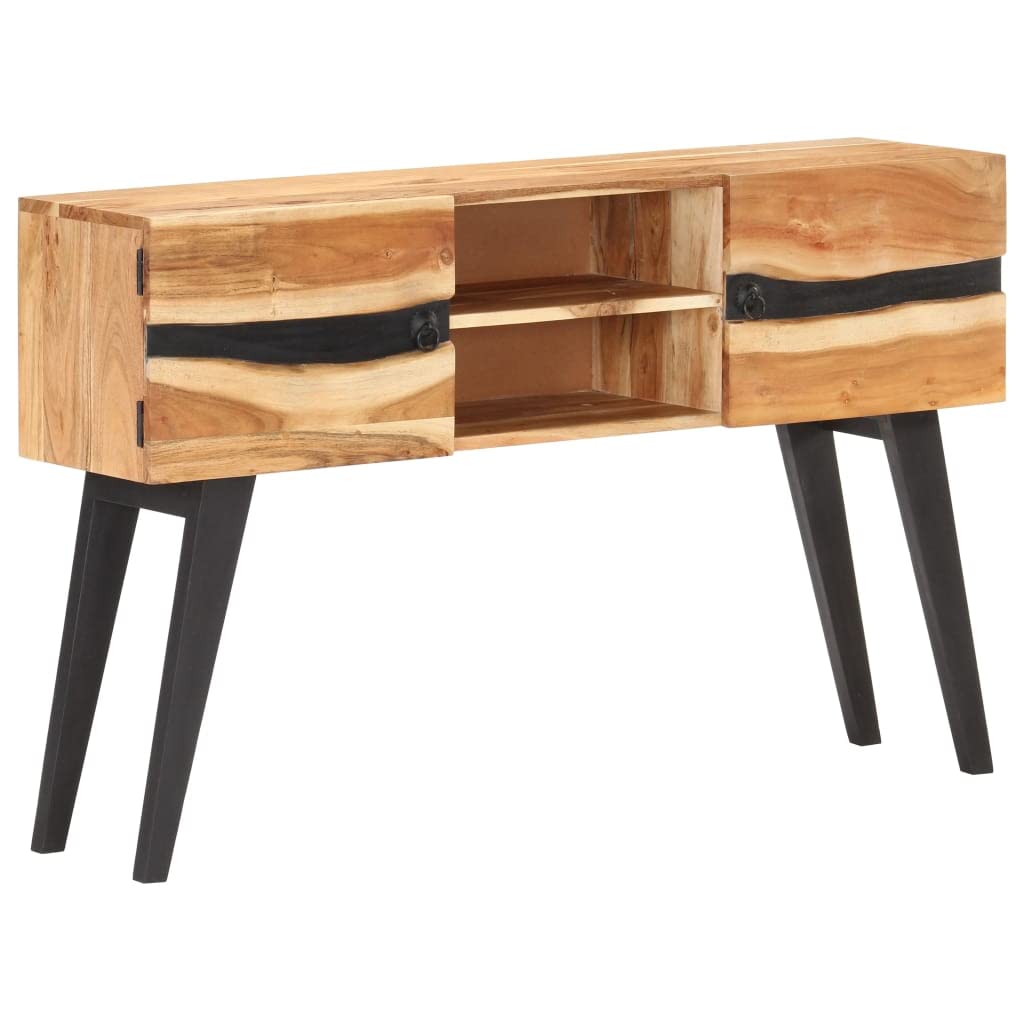 Solid Acacia Wood Storage Cabinet 47.2