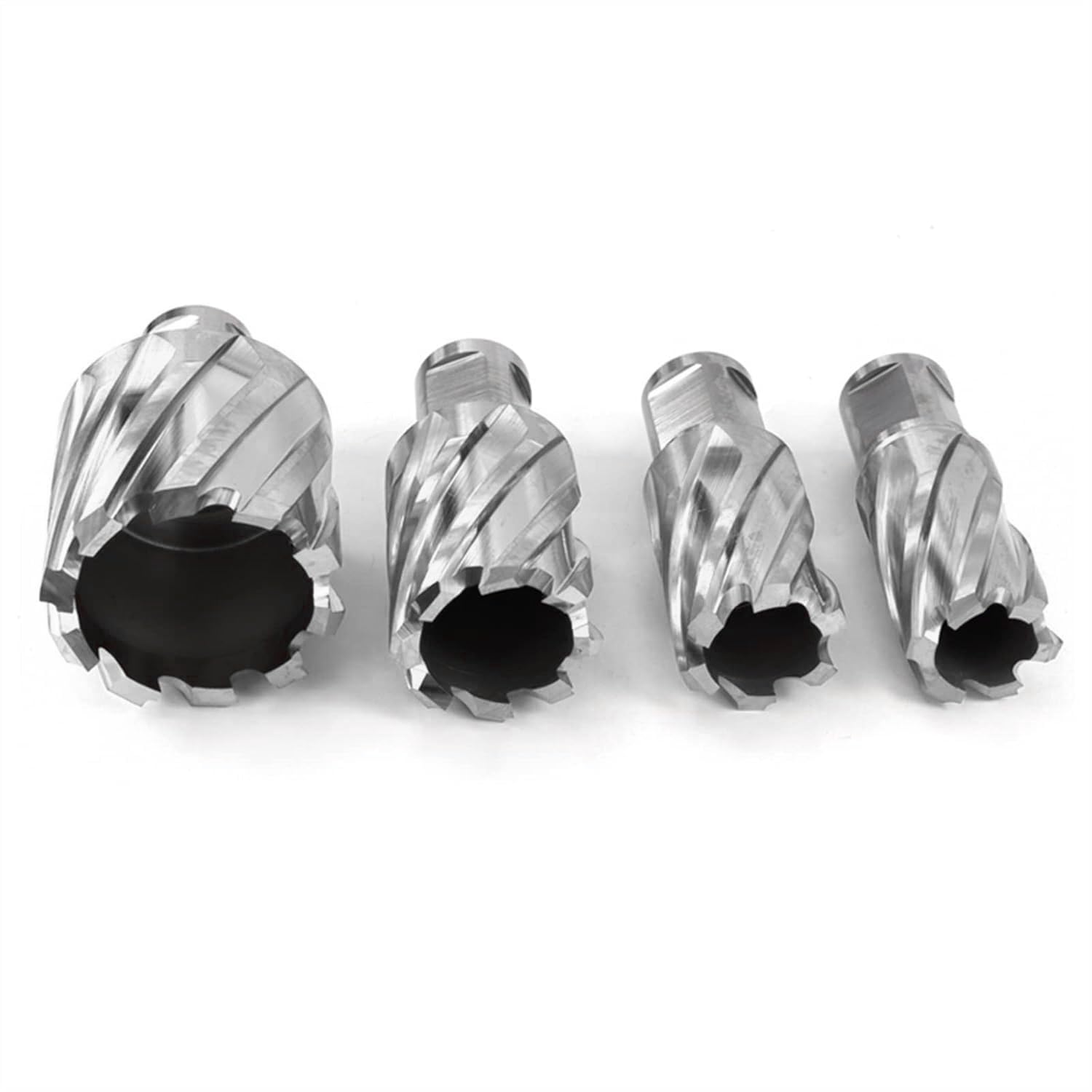 High-Speed Steel (HSS) TiN Coated Annular Drill Bit 12-42x30mm Weldon Shank Hollow Core Drill for Metal Cutting - Perfect for Automotive, HVAC, and Industrial Metal Fabrication Projects