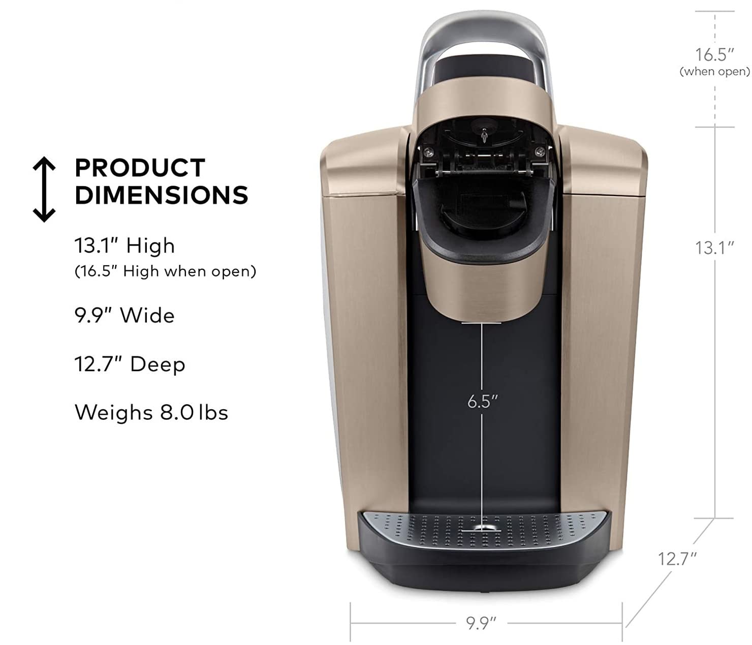 Best Single Serve Coffee Maker with Iced Coffee Function - Fast Brewing for Home, Office & Travel Use