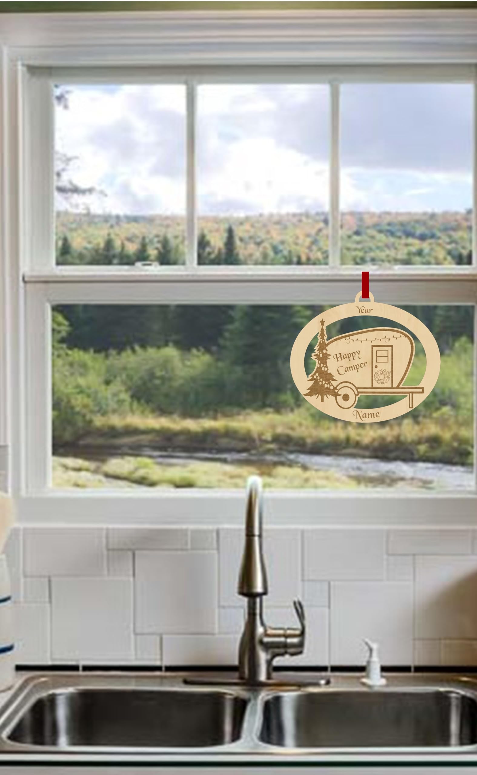 Personalized Camping Ornament - Unique Christmas Gift for Men & Women Who Love Outdoor Adventures - Perfect for Tree Decor, Camper Gifts & Holiday Memories