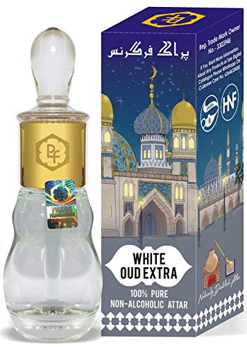 Parag Fragrances White Oud Extra 25ml - Premium Natural Attar Perfume Oil (Arabian Series) | Alcohol-Free, Long-Lasting, Naturally Distilled | Perfect for Daily Wear, Special Occasions & Gift Giving
