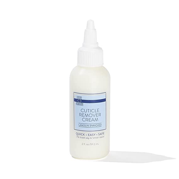 Blue Cross Cuticle Remover Cream - Professional Nail Care Treatment for Softening & Removing Dead Skin - Perfect for Manicures & Pedicures at Home or Salon