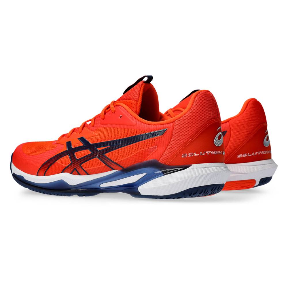 ASICS Solution Speed FF 3 Men's Tennis Shoes - Lightweight Performance Court Shoes for Competitive Play (Orange/Blue) | Ideal for Hard Court Matches & Training Sessions