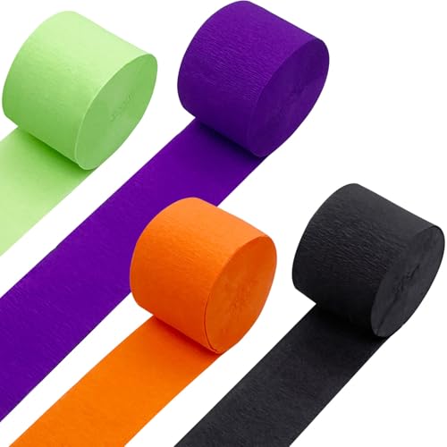 orange black purple green