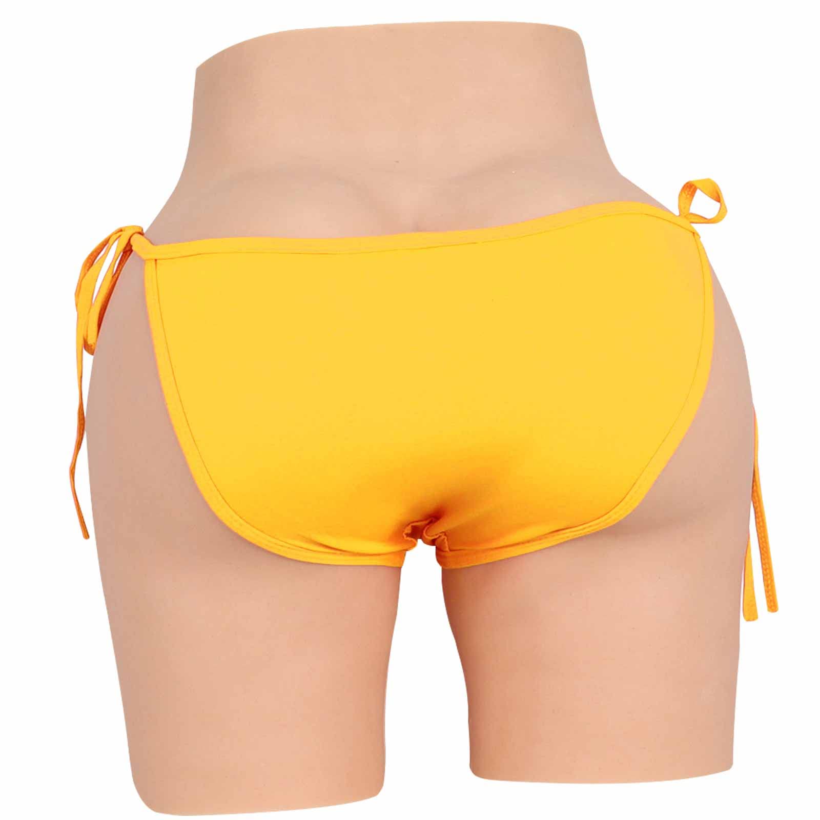 WHG Realistic Silicone Fake Vagina Panties - Butt Lifting Shapewear for Crossdressers & Cosplay - Comfortable Control Shorts with Camel Toe Effect - Perfect for Halloween, Drag Shows & Role Play