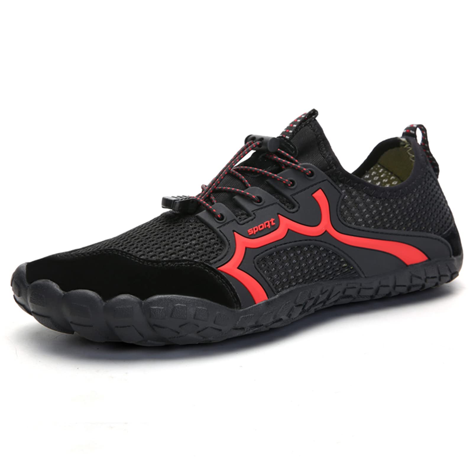 **Sytanbo Men's Quick-Dry Water Shoes - Lightweight Barefoot Beach Shoes for Surfing, Yoga, Pool & Outdoor Activities | Perfect for Swimming, Hiking & Water Sports**