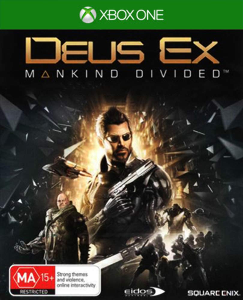 Deus Ex: Mankind Divided - Xbox One Game | Action RPG Cyberpunk Adventure | Perfect for Sci-Fi Gamers & Open-World Enthusiasts