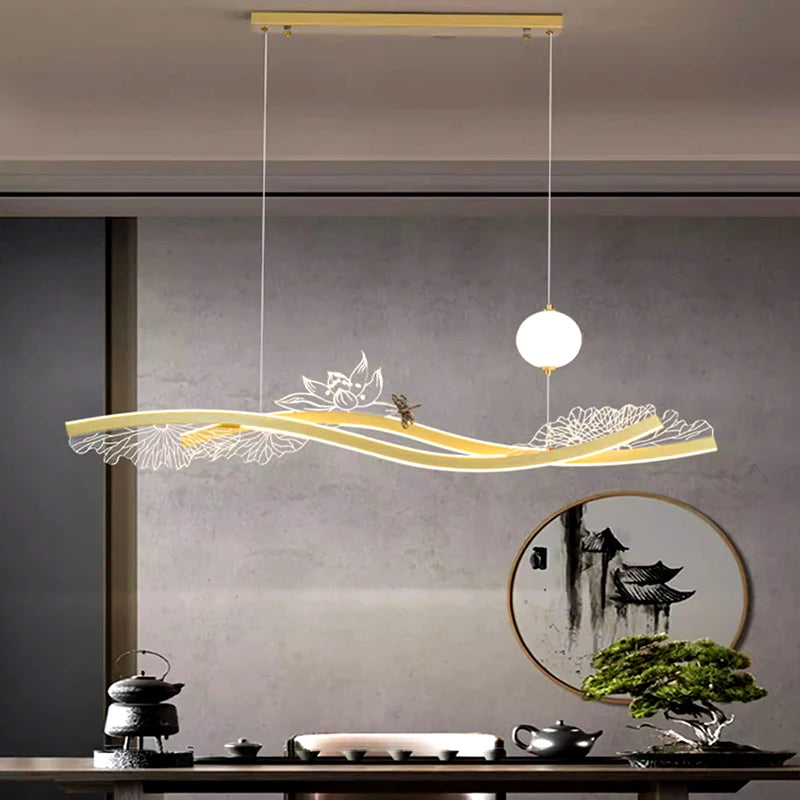 Modern Crystal Chandelier Lighting Fixture for Dining Room - Elegant Ceiling Light for Home Decor, Perfect for Dining Areas, Living Rooms and Bedrooms