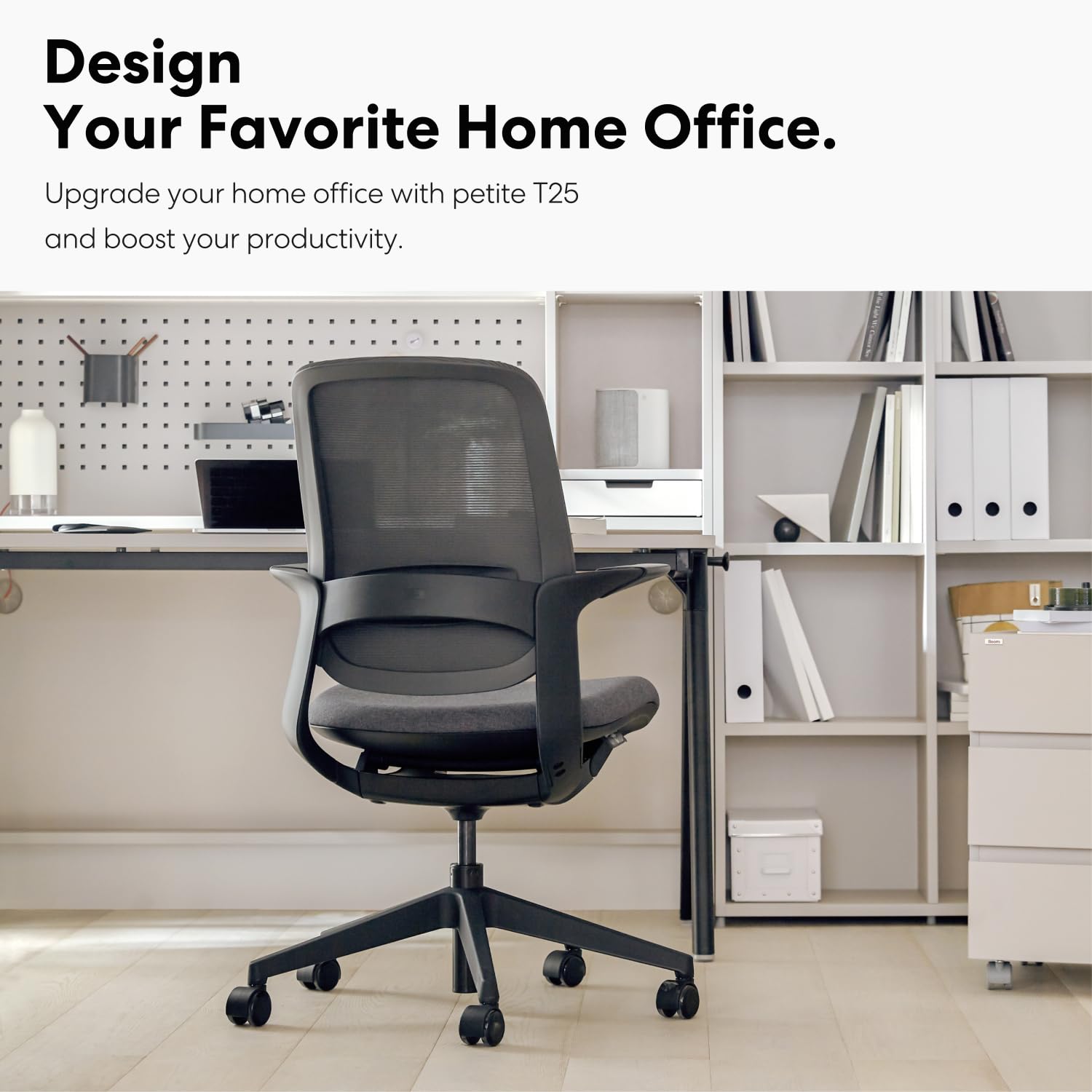 SIDIZ T25 Compact Ergonomic Office Chair for Petite Women (4'9